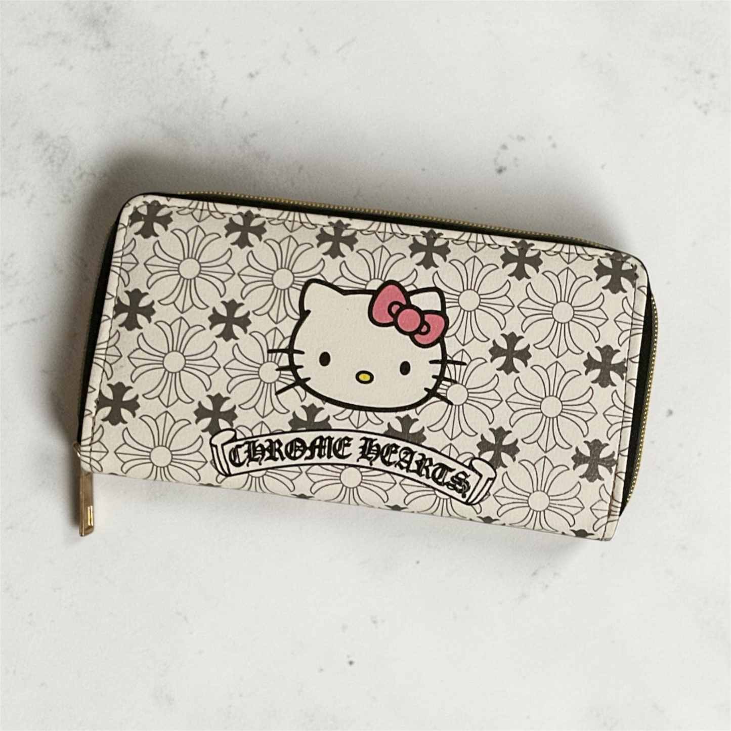 Hk Chrome Zipper-Wallet