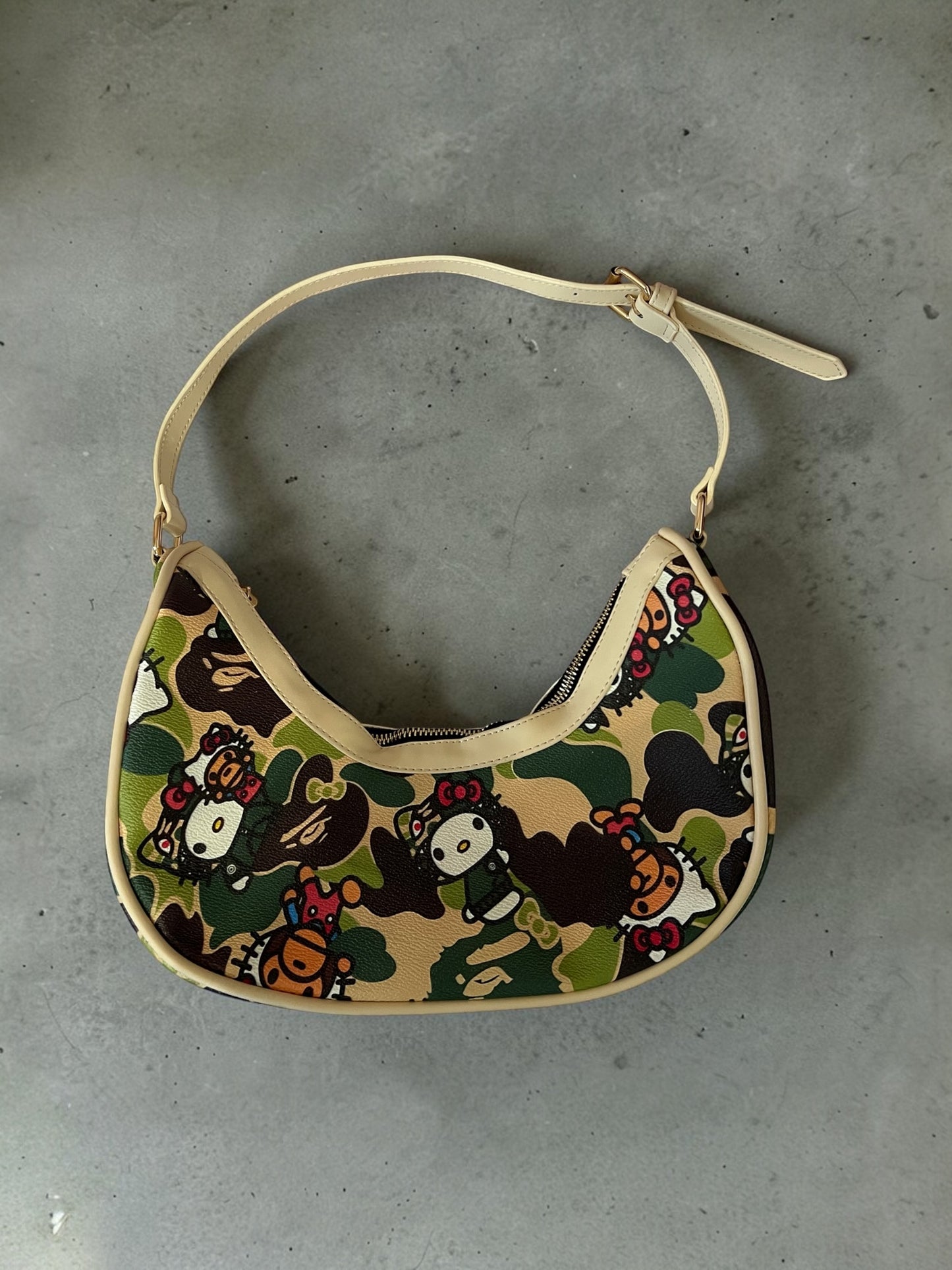 Hk Green Camo Shoulder bag