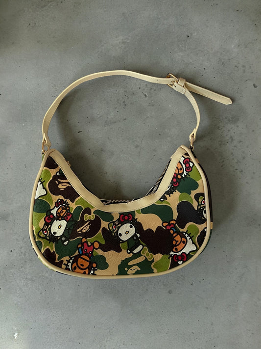 Hk Green Camo Shoulder bag
