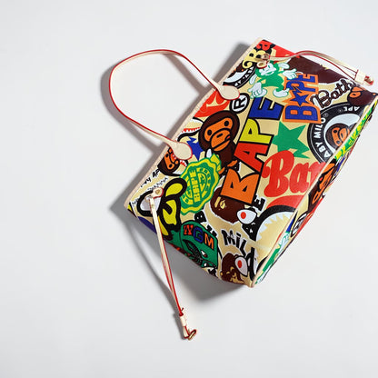 Oversized Carry-It-All Graffiti Tote