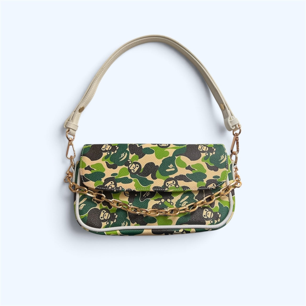 Green Milo Chain Purse