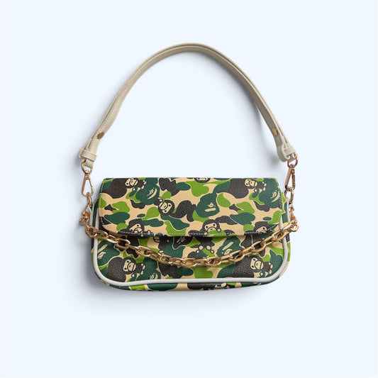 Green Milo Chain Purse