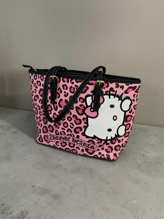 Hk Chrome Leopard Mini Tote